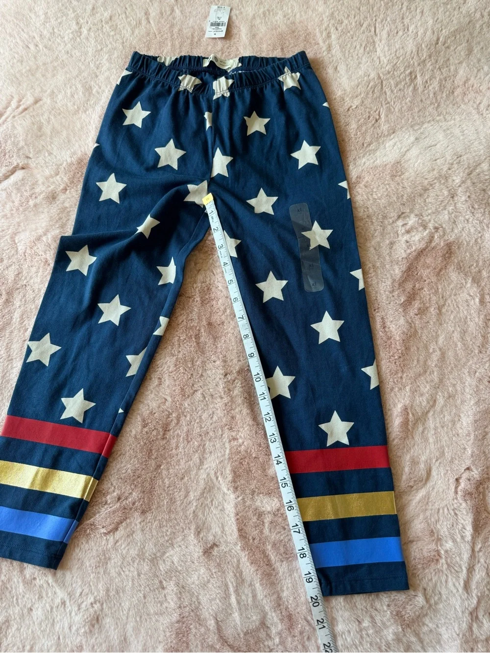 NWT Gap Kids Wonder Woman Navy Star Leggings Size XL (12)